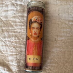 St. Frida Pink and Gold Candle